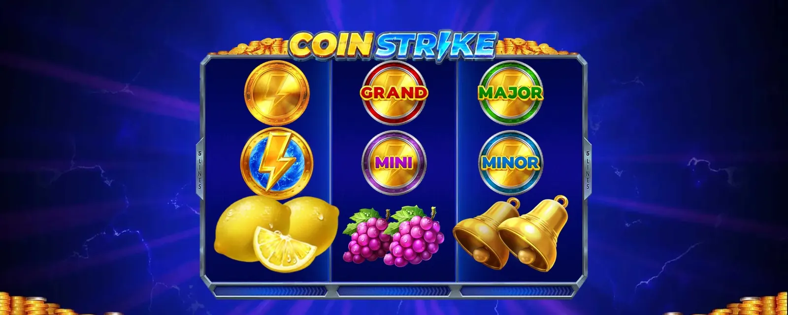 Rodillos de la tragamonedas Coin Strike en Mostbet casino