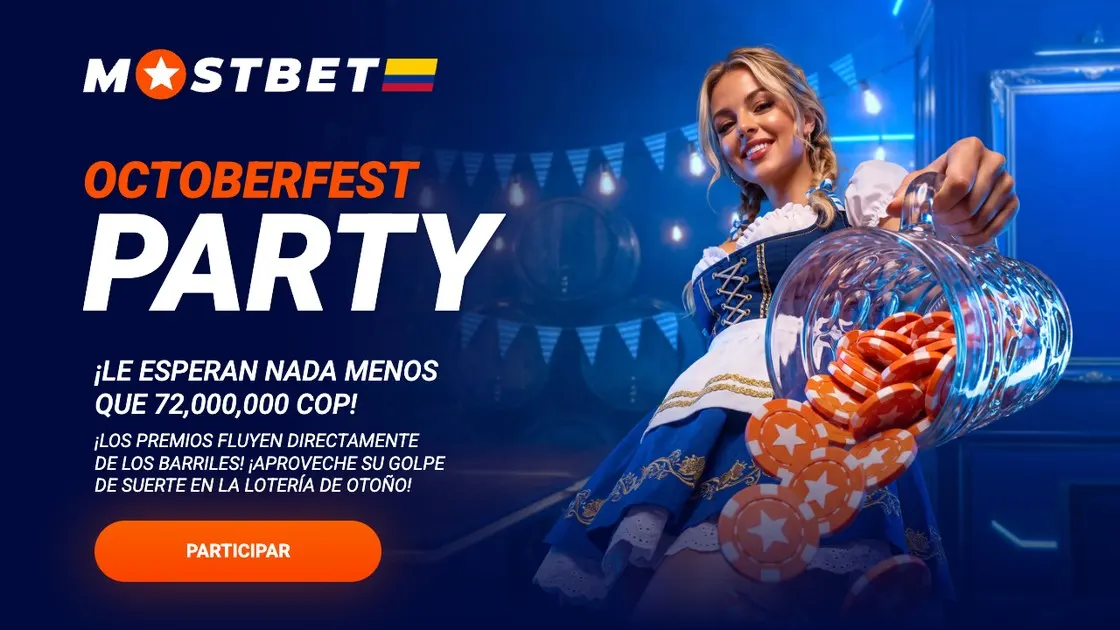 Octoberfest Party de Mostbet: 72.000.000 COP en premios
